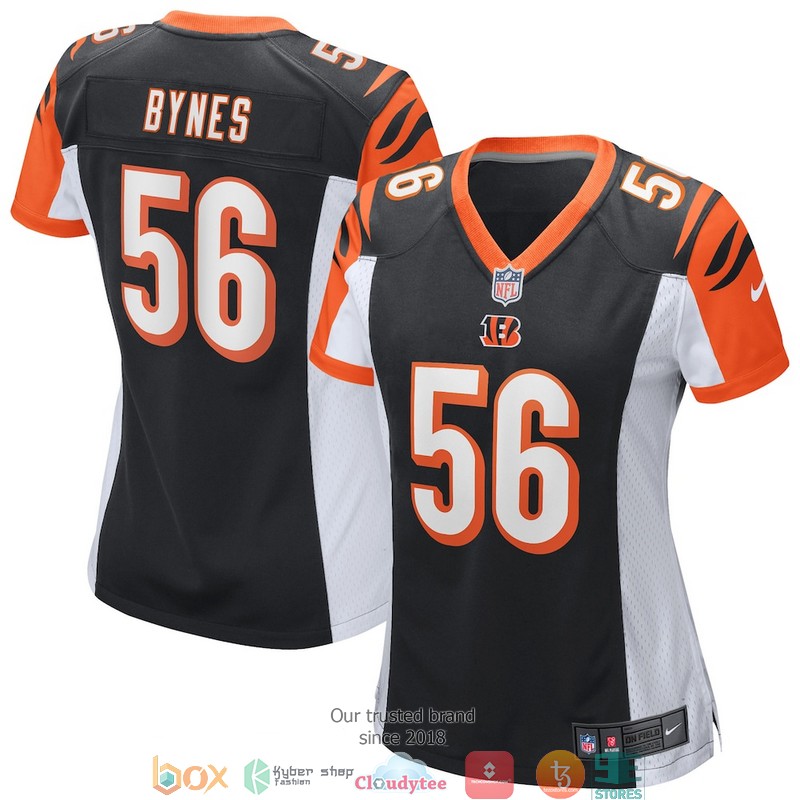 Cincinnati Bengals Josh Bynes 56 Black Football Jersey 1 Cincinnati Bengals Josh Bynes 56 Black Football Jersey word2