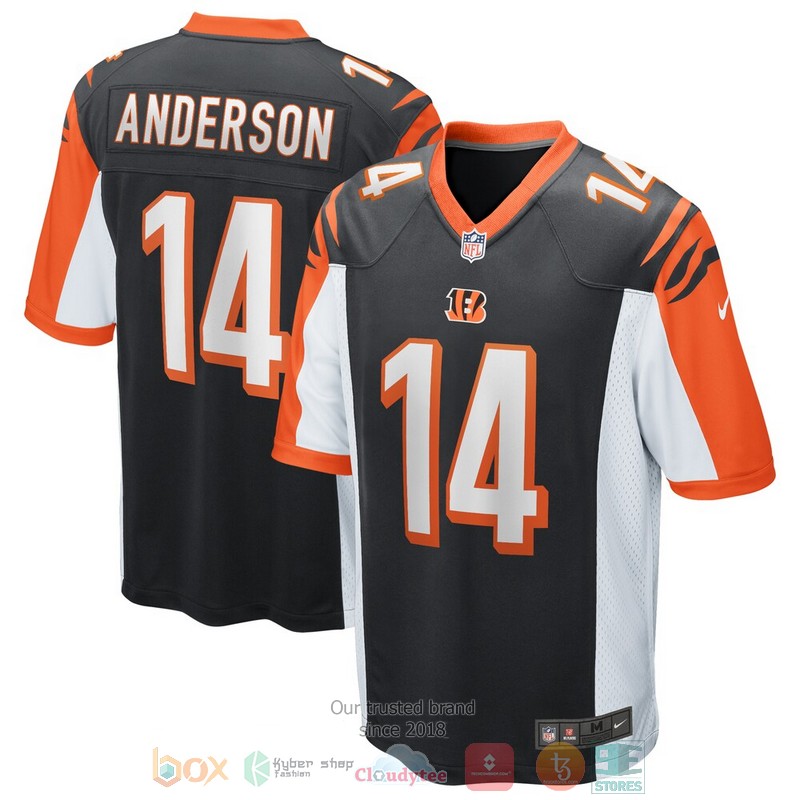 NEW Cincinnati Bengals Ken Anderson Black Game Retired Player Football Jersey 3 NEW Cincinnati Bengals Ken Anderson Black Game Retired Player Football Jersey word1