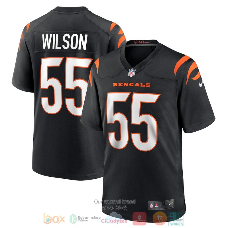 NEW Cincinnati Bengals Logan Wilson 55 Football Jersey word1