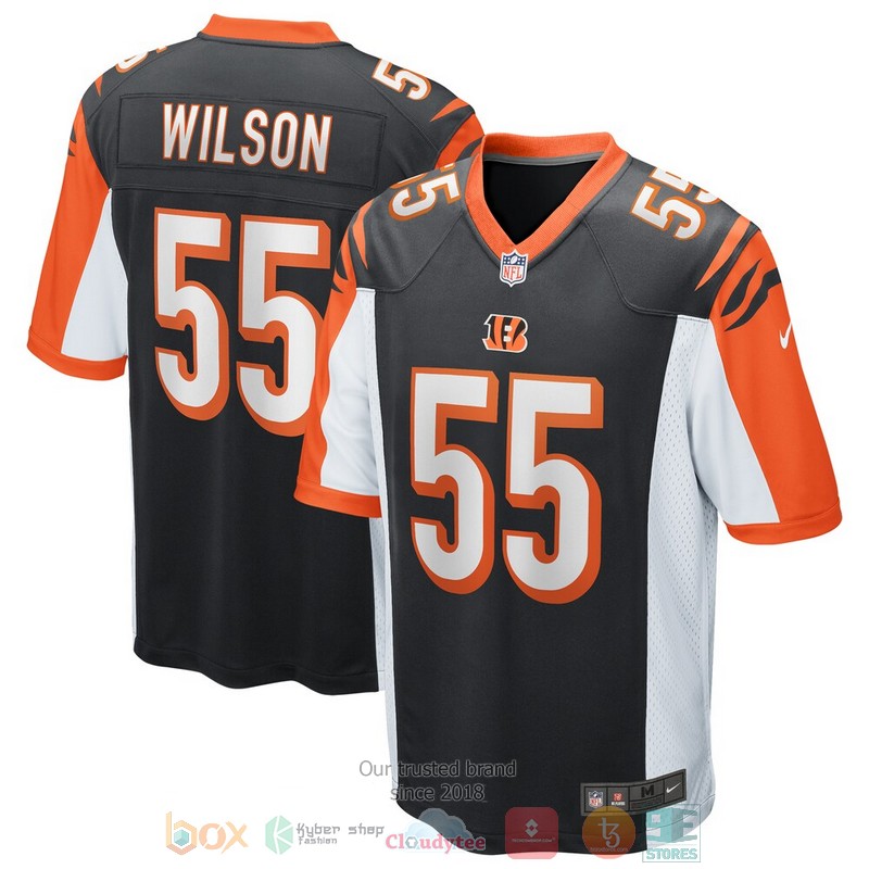 NEW Cincinnati Bengals Logan Wilson Black Player Football Jersey 1 NEW Cincinnati Bengals Logan Wilson Black Player Football Jersey word3