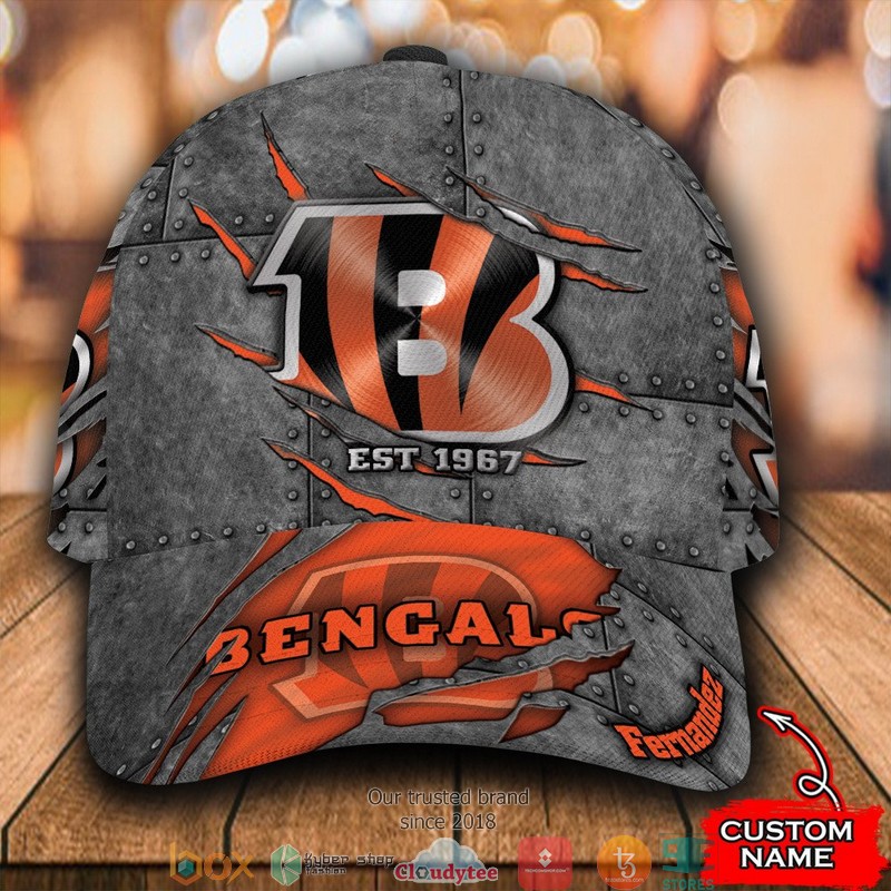 Cincinnati Bengals Luxury NFL Custom Name Cap word2