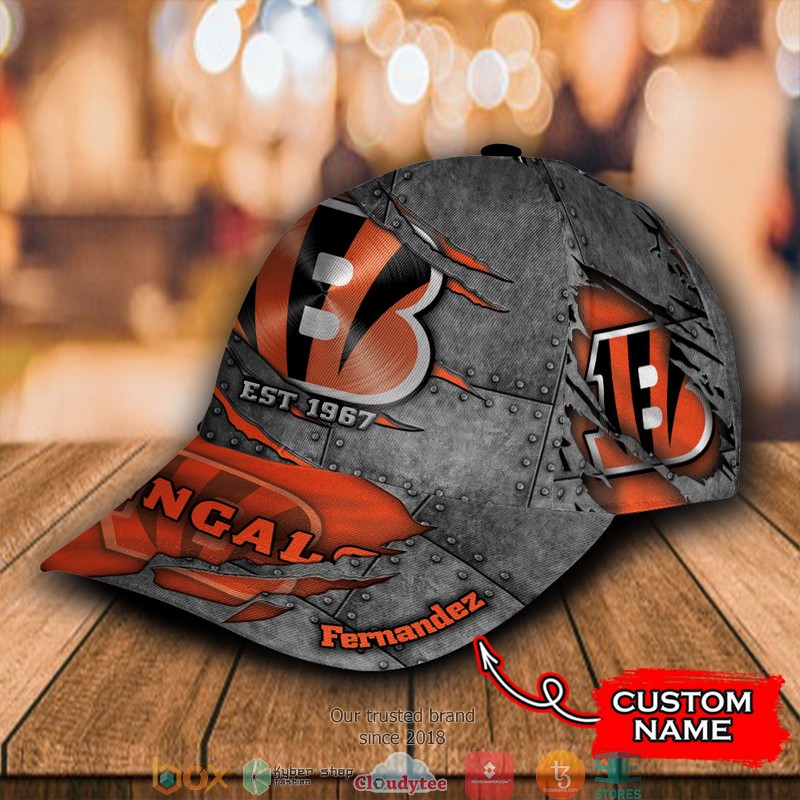 Cincinnati Bengals Luxury NFL Custom Name Cap 3 Cincinnati Bengals Luxury NFL Custom Name Cap word2