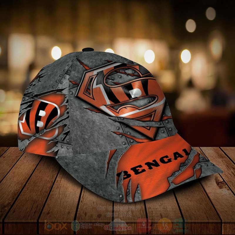 BEST Cincinnati Bengals NFL Team Superman Custom Name 3D Cap 3 BEST Cincinnati Bengals NFL Team Superman Custom Name 3D Cap word1