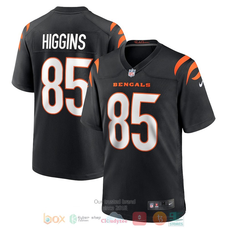 NEW Cincinnati Bengals Tee Higgins Black Football Jersey 1 NEW Cincinnati Bengals Tee Higgins Black Football Jersey word2