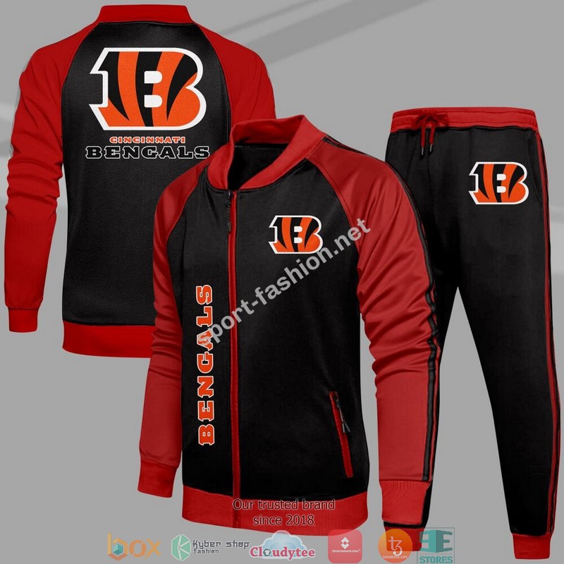 Cincinnati Bengals Tracksuit Jacket, Pants word1