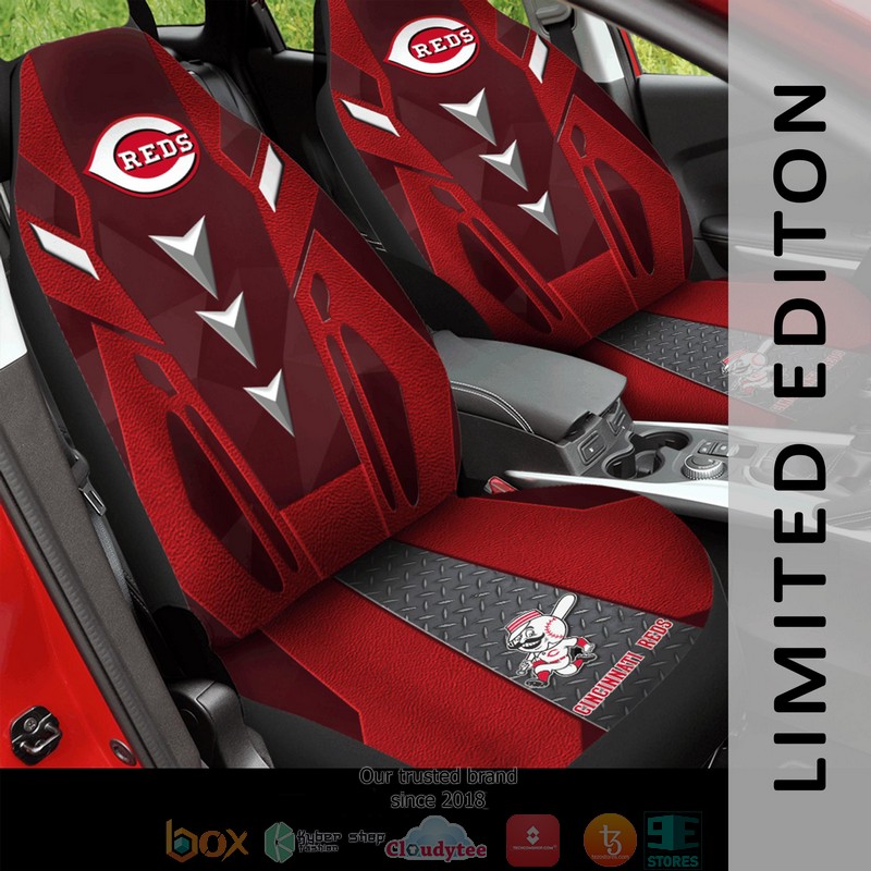 Cincinnati Reds Dark Red Limited Car Seat Covers