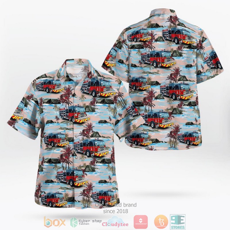 City of Tallahassee Fire Department Tallahassee Florida Hawaiian Shirt word2