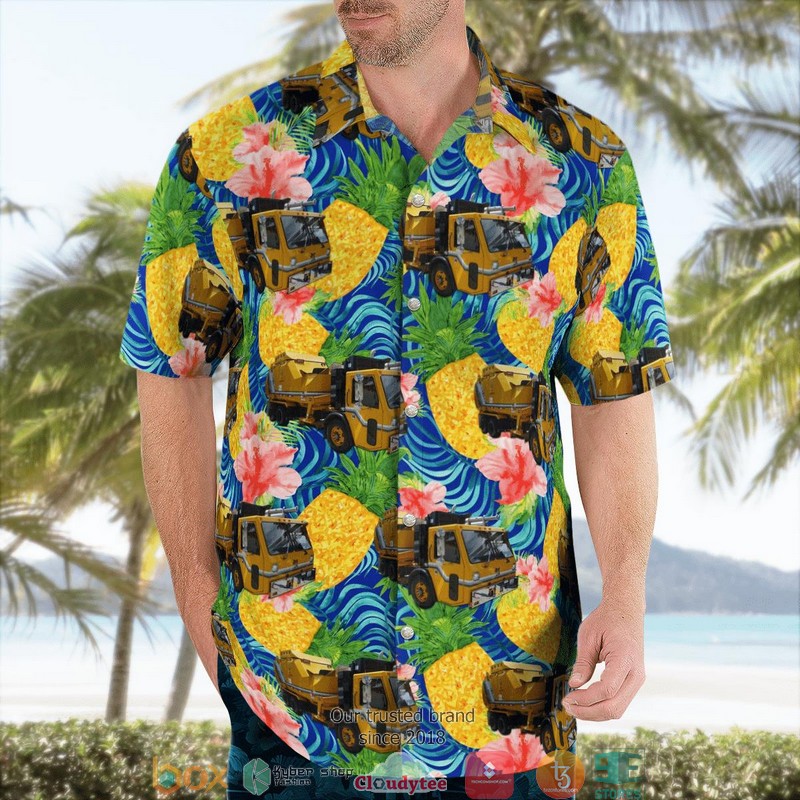 City of Whittier Public Works Whittier California Solid Waste Division Hawaiian Shirt word3