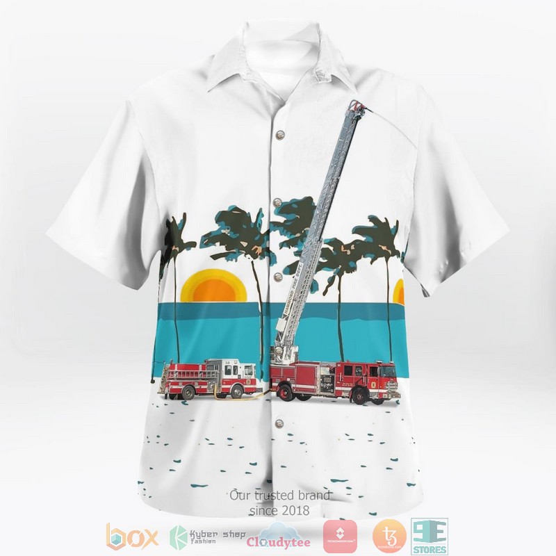 NEW City of a Hammond Fire Department Aloha Shirt 2 NEW City of a Hammond Fire Department Aloha Shirt word3