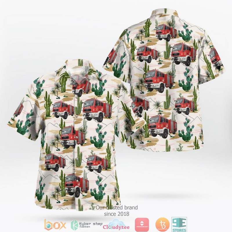 Ciudad de Mexico Mexico Heroico Cuerpo de Bomberos de la Ciudad de Mexico Hawaiian Shirt word2
