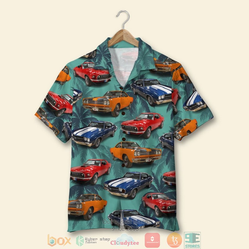 HOT Classic Car pattern Hawaii Shirt