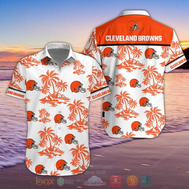 HOT Cleveland Browns Hawaiian Shirt, Shorts word3