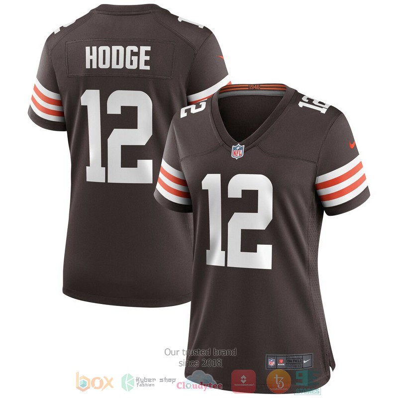 NEW Cleveland Browns KhaDarel Hodge Brown Football Jersey 6