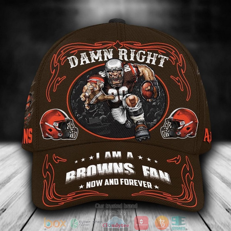 Cleveland Browns Mascot NFL Custom Name Cap word1