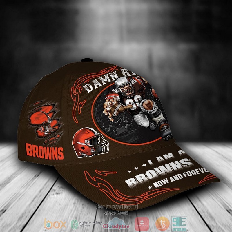 Cleveland Browns Mascot NFL Custom Name Cap 3 Cleveland Browns Mascot NFL Custom Name Cap word1