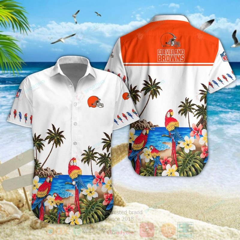 BEST Cleveland Browns NFL Parrot Aloha Hawaiian Shirt