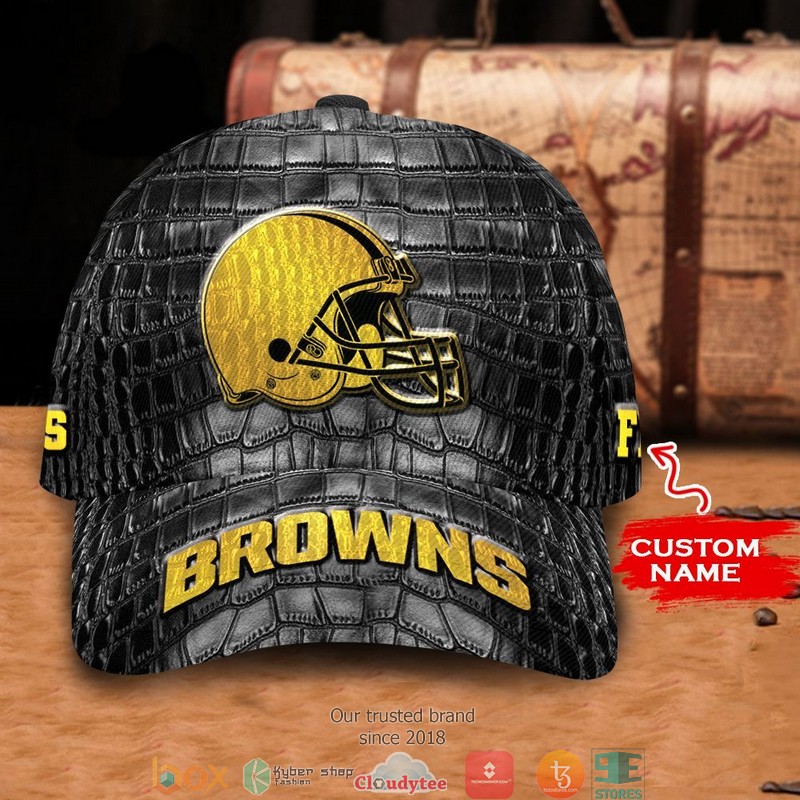 Cleveland Browns Printed Luxury NFL Custom Name Cap word3