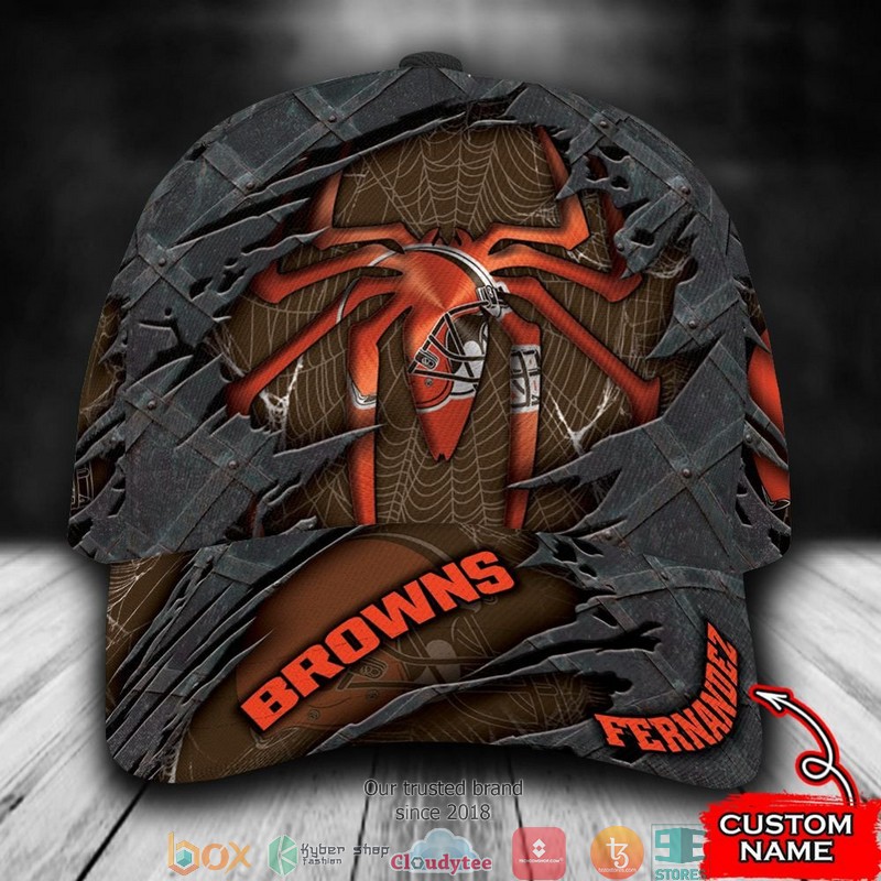 Cleveland Browns Spider Man NFL Custom Name Cap word2