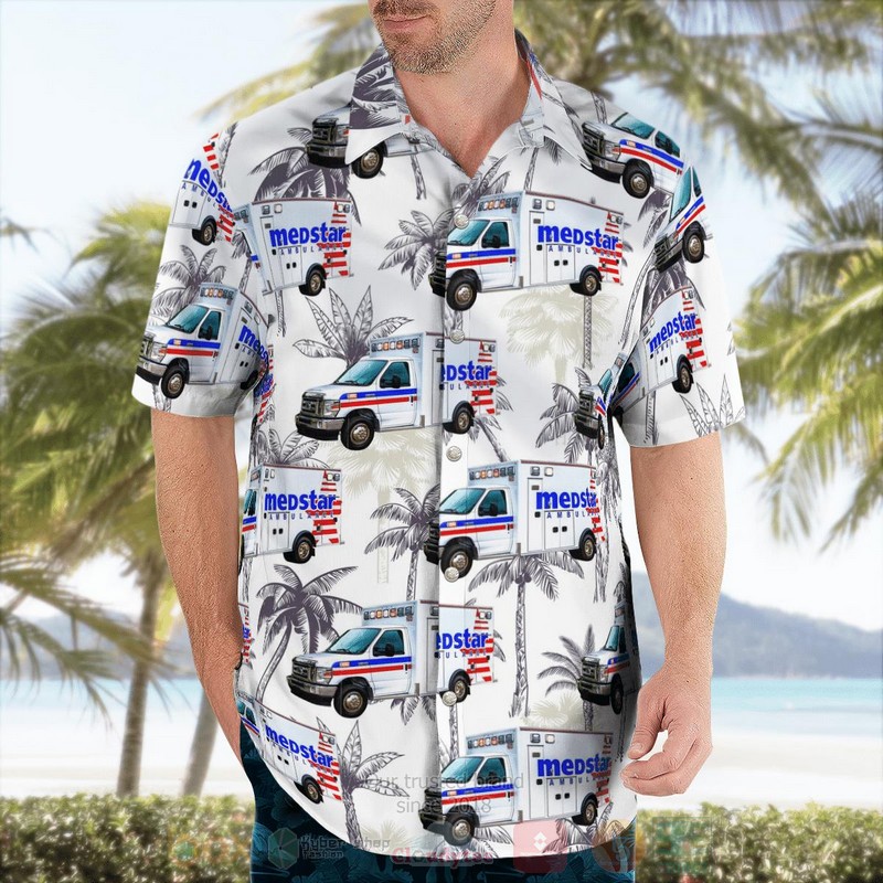 BEST Clinton, Michigan, Medstar Ambulance 3D Aloha Shirt 3 BEST Clinton, Michigan, Medstar Ambulance 3D Aloha Shirt word3