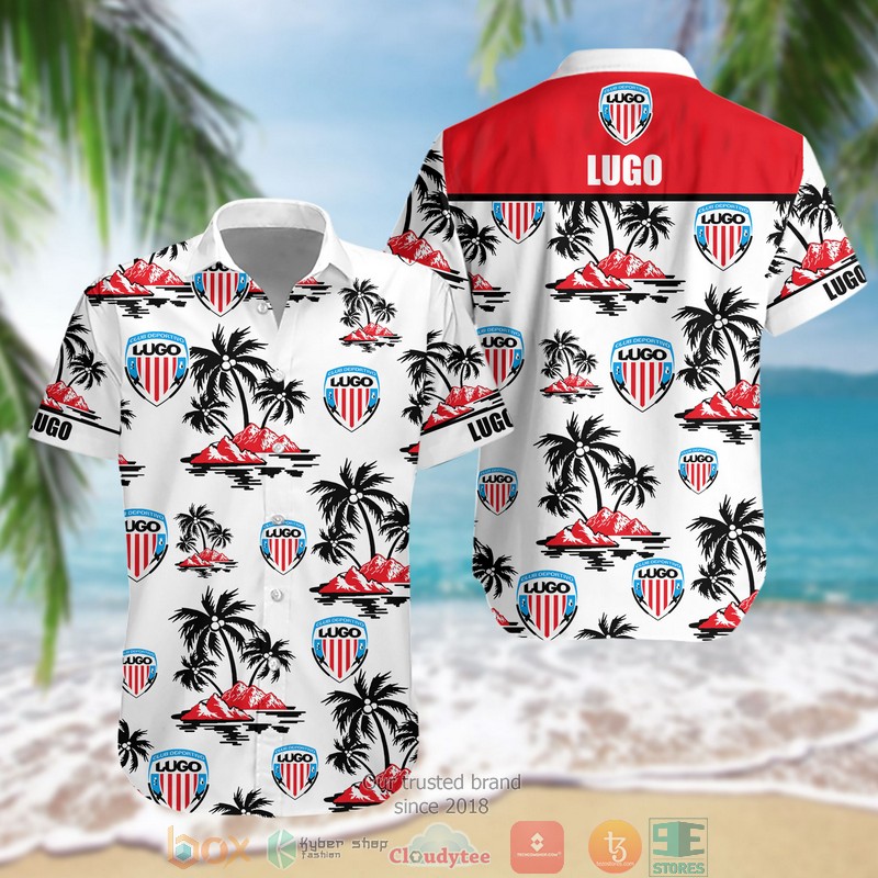 NEW Club Deportivo Lugo Hawaii Shirt word2