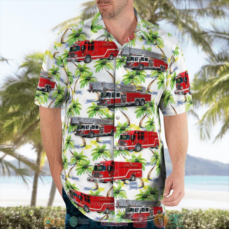 Coeymans New York Coeymans Fire Department Hawaii 3D Shirt word3