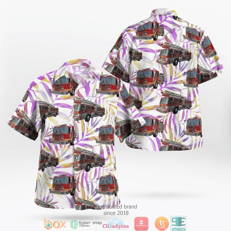 Colmar Volunteer Fire Company Pennsylvania Hawaiian Shirt word1
