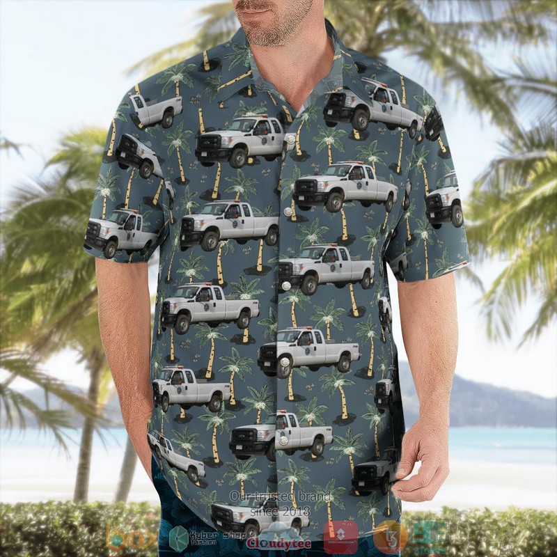NEW Colorado Parks and Wildlife Aloha Shirt word2