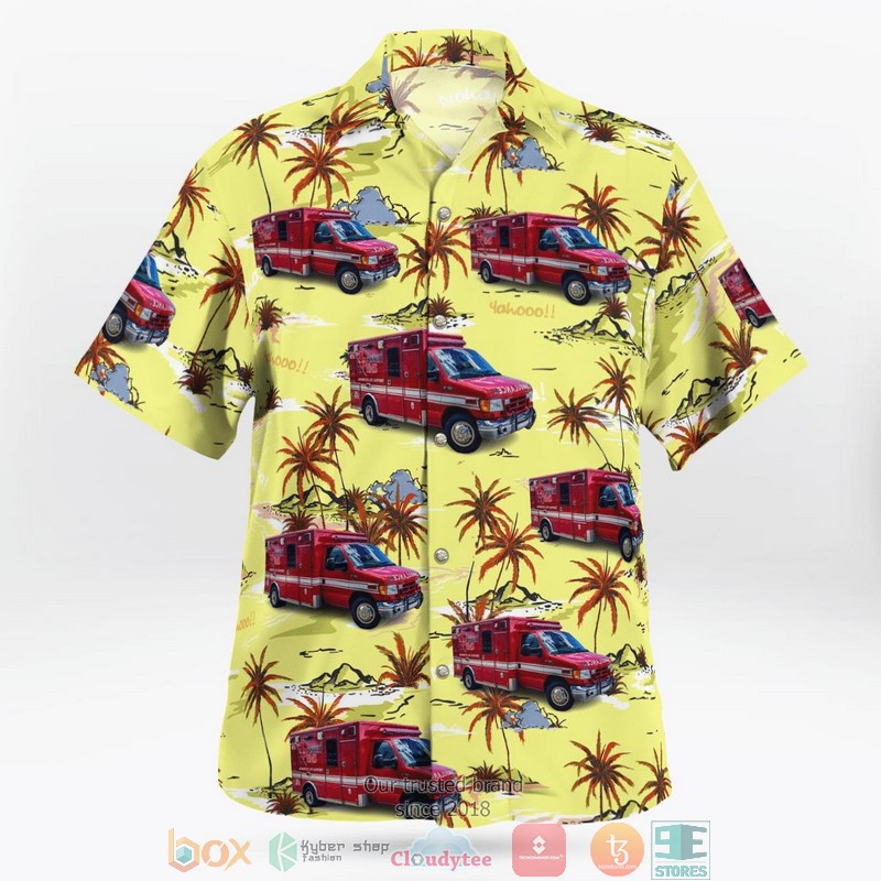 NEW Colorado Springs Colorado Asteri EMS Aloha Shirt word1