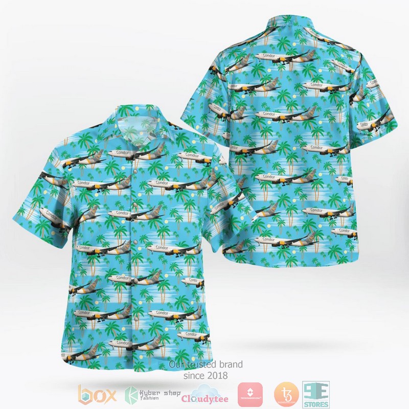 NEW Condor Flugdienst Boeing 767-3Q8 ER Hawaii Shirt word2