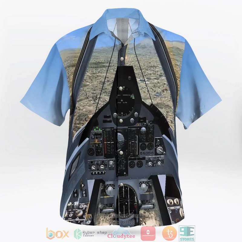 Convair F-106 Delta Dart Cockpit Hawaiian Shirt 3 Convair F-106 Delta Dart Cockpit Hawaiian Shirt word3