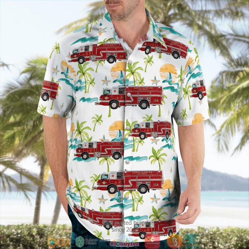 Coral Gables Florida Coral Gables Fire and Rescue Department Hawaiian Shirt 3 Coral Gables Florida Coral Gables Fire and Rescue Department Hawaiian Shirt word2