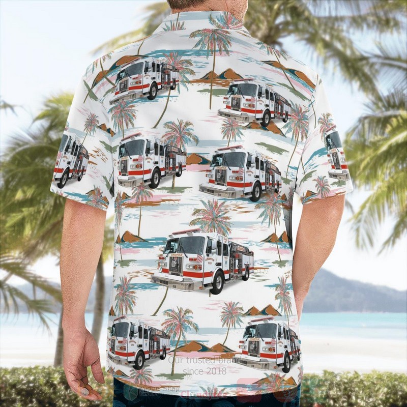 BEST Coraopolis, Pennsylvania, Coraopolis VFD 3D Aloha Shirt word1