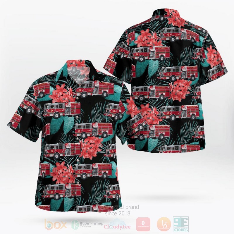 BEST Cottonwood, Arizona, Verde Valley Fire District 3D Aloha Shirt word1