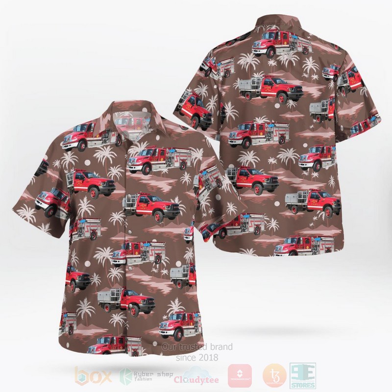 BEST Coupland, Texas, Coupland Volunteer Fire Department-Williamson County ESD 10 3D Aloha Shirt word3