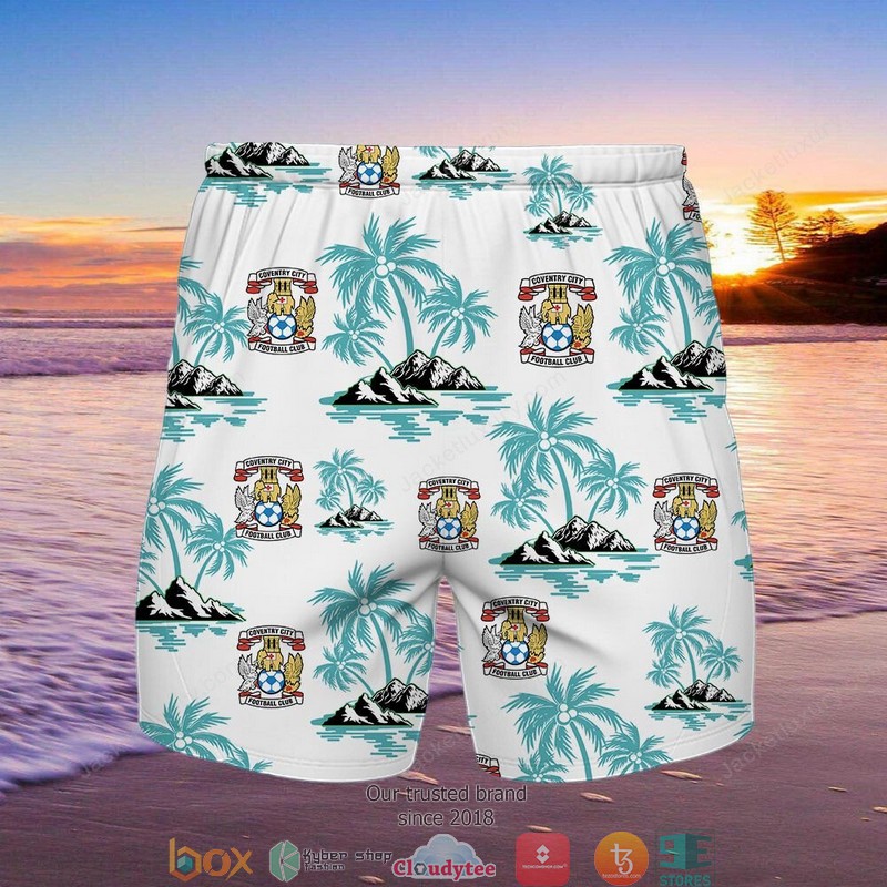 Coventry City F.C Hawaiian Shirt, Beach Short 2 Coventry City F.C Hawaiian Shirt, Beach Short word1