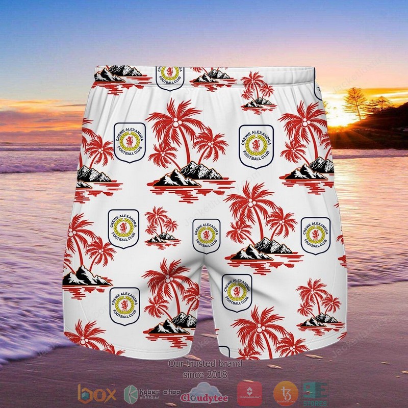 Crewe Alexandra Hawaiian shirt, short 2 Crewe Alexandra Hawaiian shirt, short word2