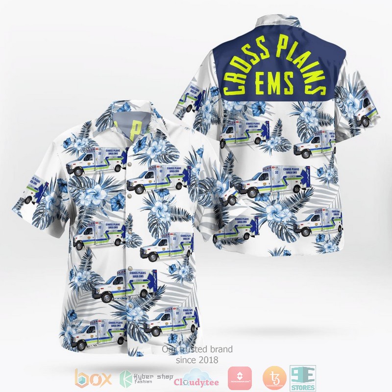 Cross Plains Area EMS Hawaii 3D Shirt
