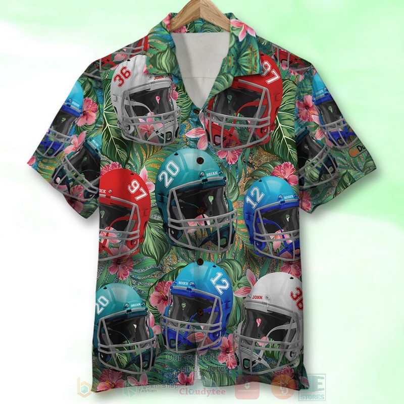 BEST American Football Helmet with Custom Team Color Custom Name Aloha Hawaiian Shirt 3 BEST American Football Helmet with Custom Team Color Custom Name Aloha Hawaiian Shirt word3