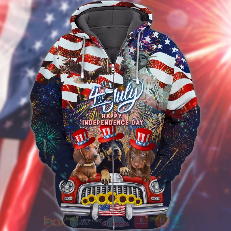 BEST Dachshund American 4th of July Happy Independence 3D Printing Shirt, Hoodie 2 BEST Dachshund American 4th of July Happy Independence 3D Printing Shirt, Hoodie word2