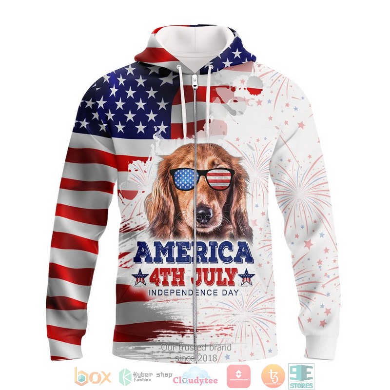 Dachshund Firework 4th of July Independence day Shirt, hoodie word1