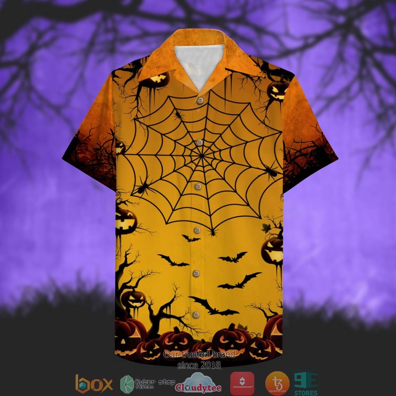 Dachshund Halloween Spooky Doxie Mama 3 Hawaiian shirt word3