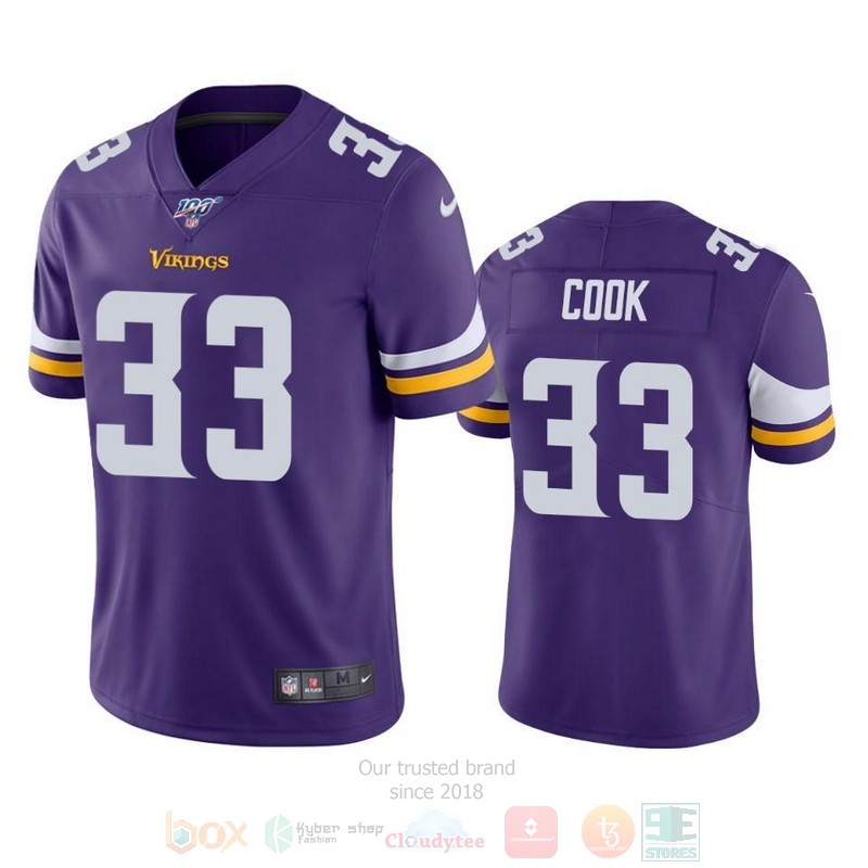 BEST Dalvin Cook Minnesota Vikings, Purple Jersey Football word1