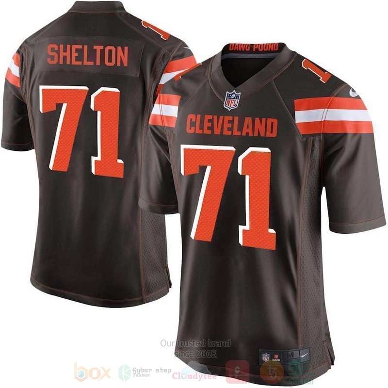 BEST Danny Shelton Cleveland Browns Jersey Football word2