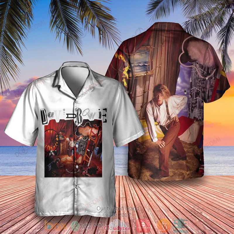 BEST David Bowie Never Let Me Down Aloha Shirt