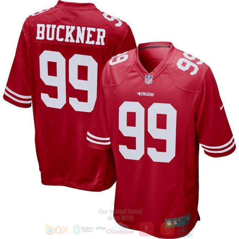 BEST DeForest Buckner San Francisco 49ers Jersey Football word2