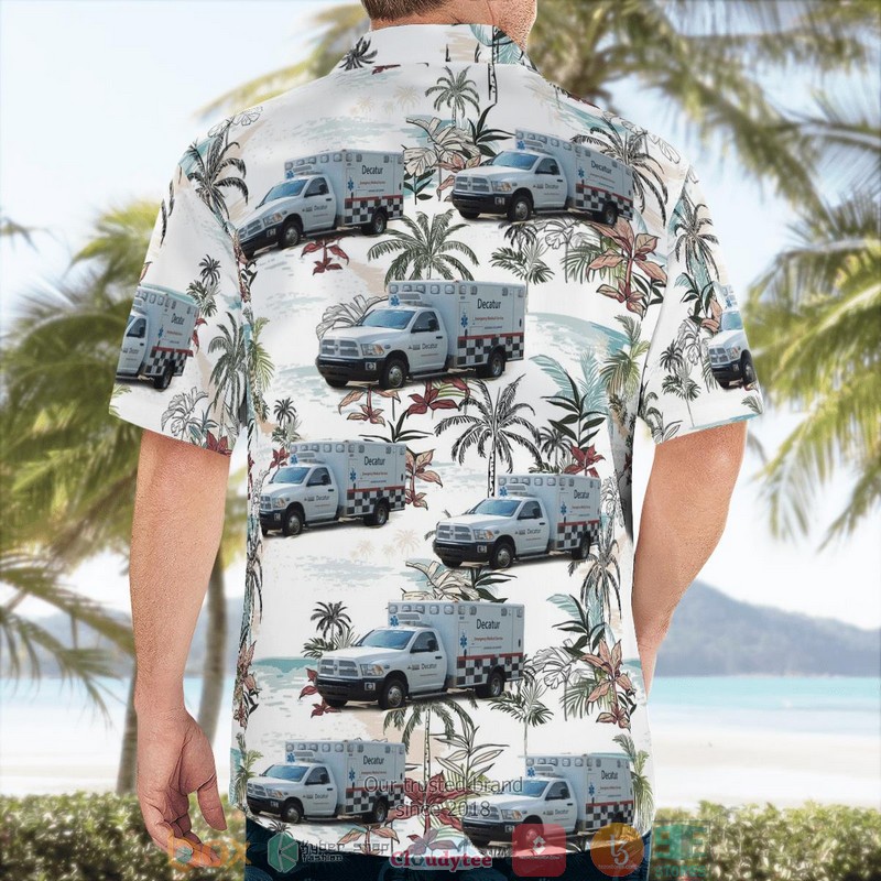 NEW Decatur EMS Ambulance Dodge Ram 3500 Aloha Shirt 4 NEW Decatur EMS Ambulance Dodge Ram 3500 Aloha Shirt word3