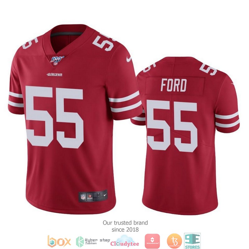 Dee Ford San Francisco 49ers 100th Season Football Jersey Red