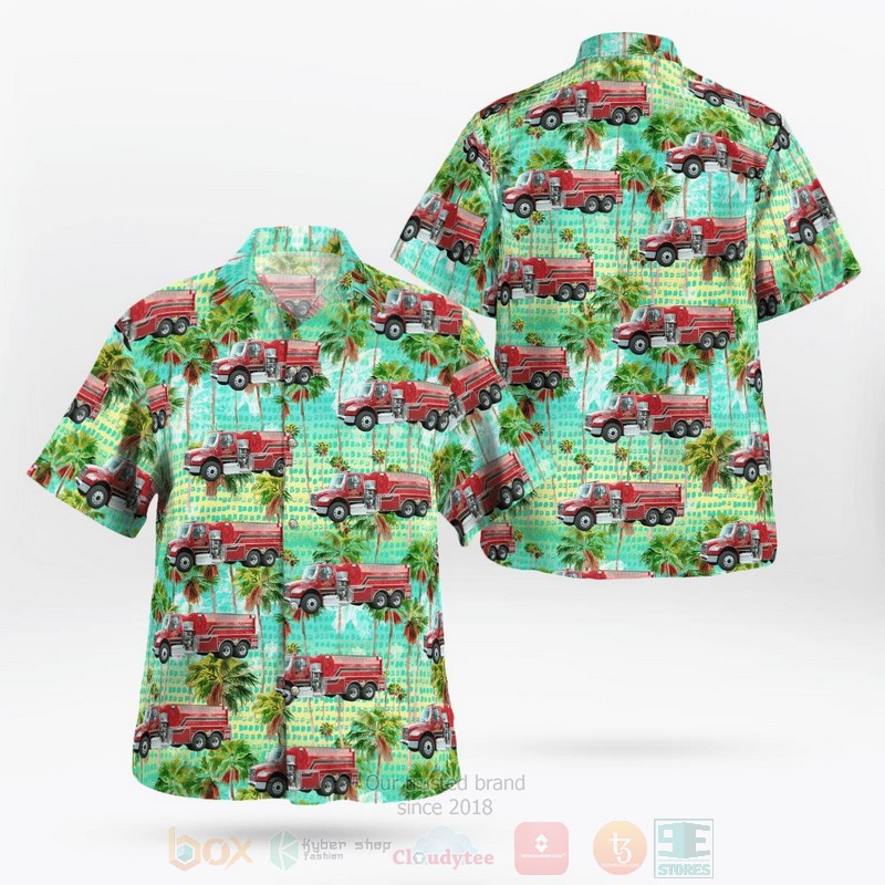 BEST Deltaville, Virginia, Deltaville Fire Department-Lower Middlesex Volunteer Fire Department 3D Aloha Shirt word2