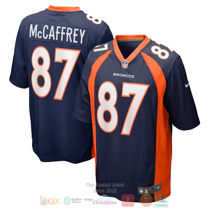 NEW Denver Broncos Ed McCaffrey Navy Retired Player Football Jersey 3 NEW Denver Broncos Ed McCaffrey Navy Retired Player Football Jersey word3