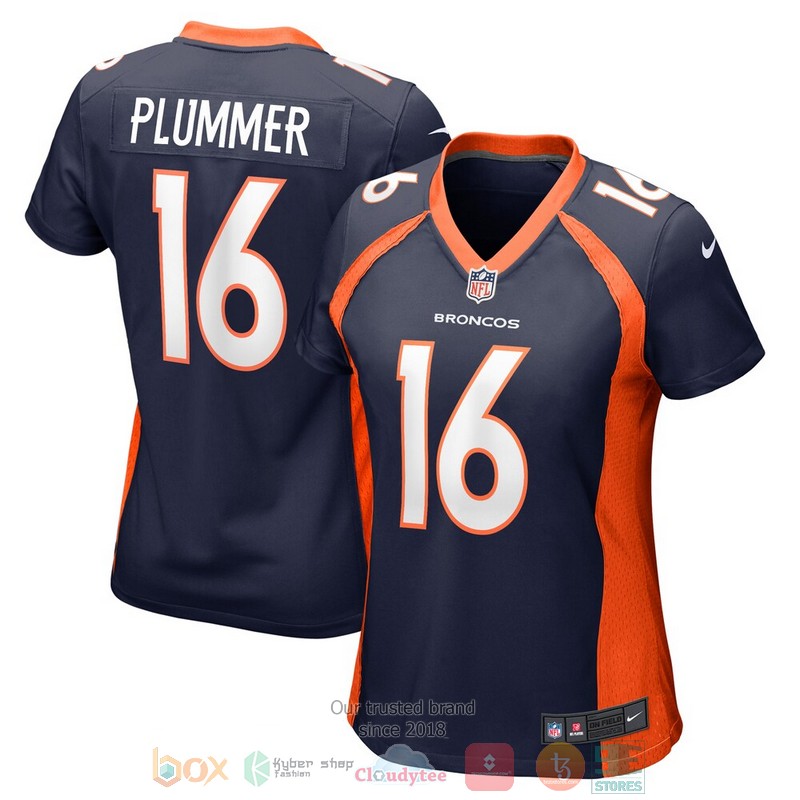 NEW Denver Broncos Jake Plummer Navy Retired Player Football Jersey 3 NEW Denver Broncos Jake Plummer Navy Retired Player Football Jersey word2